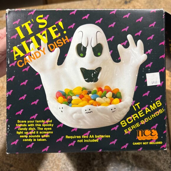 It's Alive vintage 1992 scary ghost candy dish * No lights or sounds* - Picture 2 of 16
